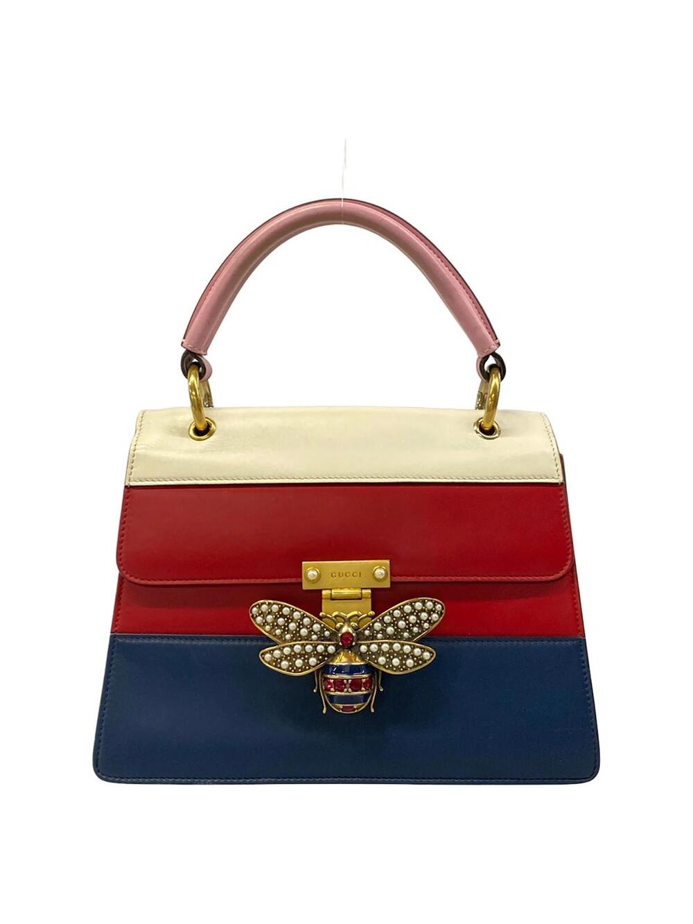 Gucci Queen Bordeaux Navy Leather #363662G10B